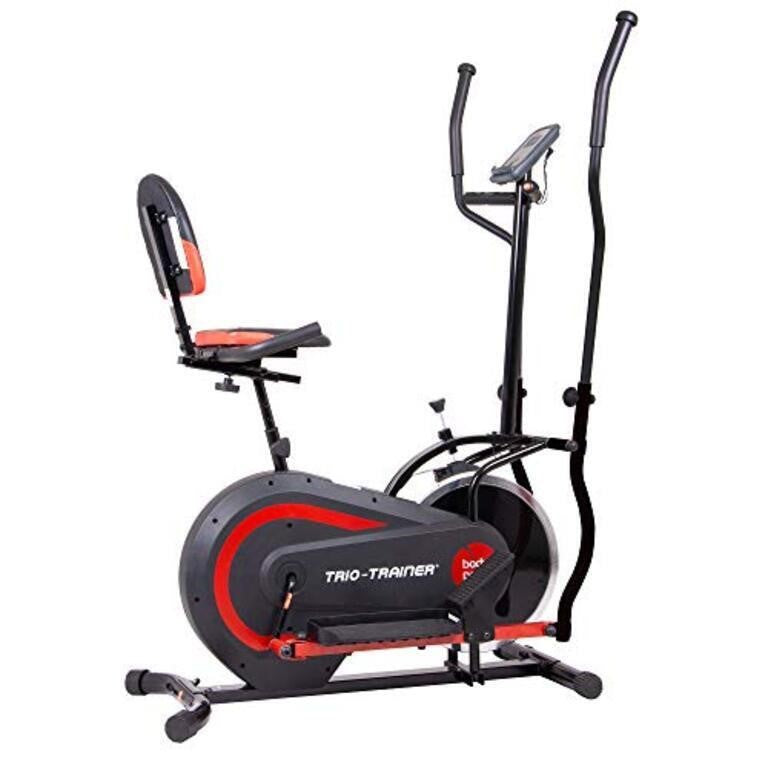 Body Power 3-in-1 Exercise Machine, Trio Trainer, Elliptical