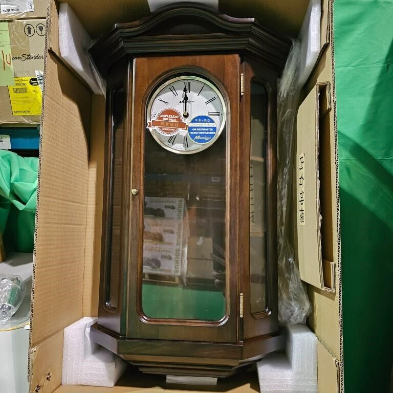 Maple leaf Time piece 4x4 Westminster Wooden Chimi