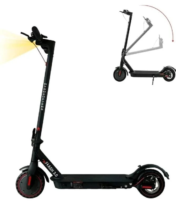 Gyrocopters Flash 3.0 Portable Electric Scooter with Dual Rear Shocks