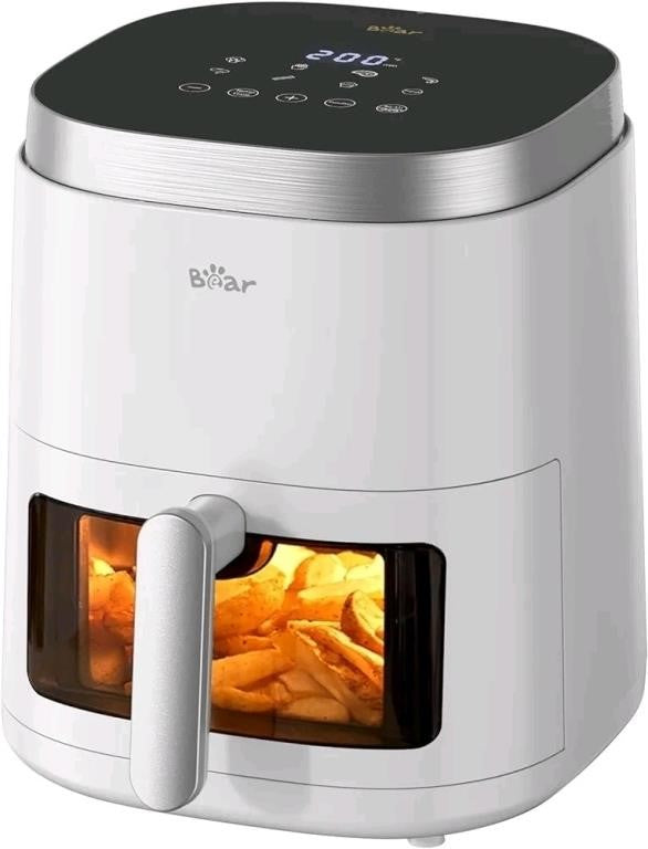 Bear Air Fryer, 5.3Qt 8-in-1 Quick and Oi