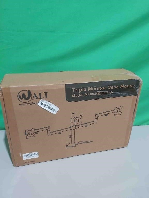 WALI Triple Monitor Stand up to 27 inch,