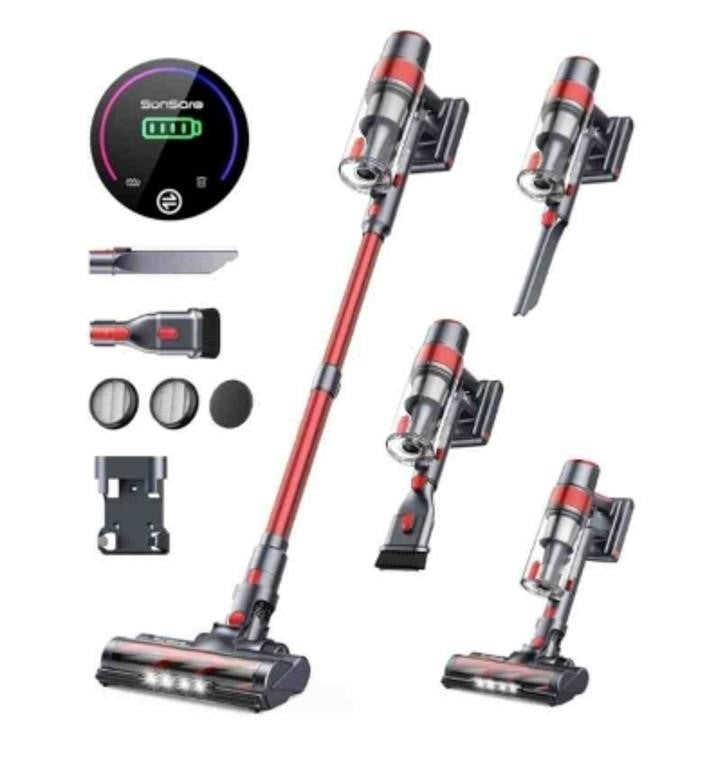 Cordless Vacuum Cleaner, 450W 40Kpa, 55 Mins