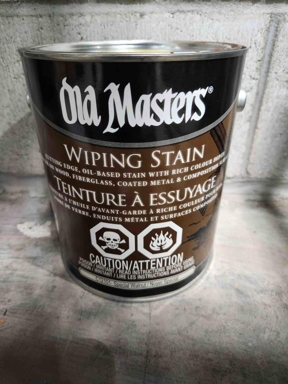 Old Masters Oil-Based Wiping Stain, C12101
