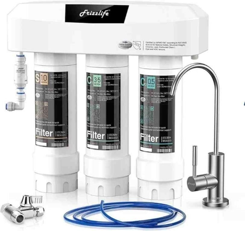 Frizzlife Under Sink Water Filter System