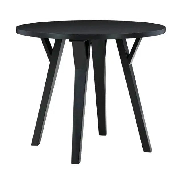 TABLE Signature Design by Ashley D406-15 Round Dining Room, Black