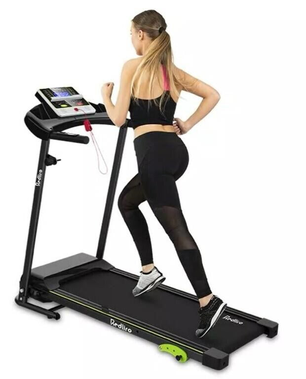 REDLIRO Treadmill Machine, Black, JK1608