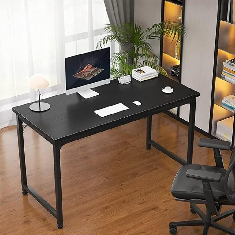 Foxemart Computer Desk 47 Inch Office Desk Study Writing Table 47’’