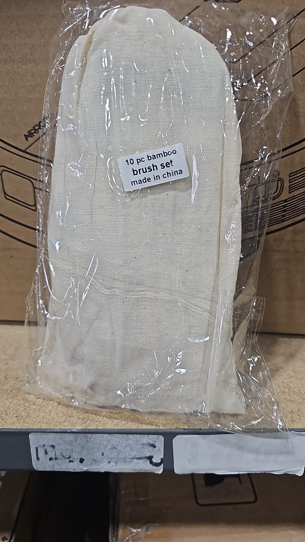 10 PC Bamboo brush set