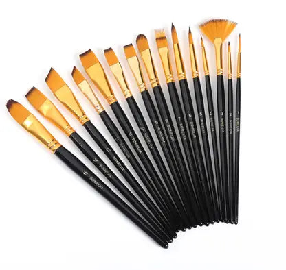 Artist Paint brushes Set Acrylic Watercolor Gouache Painting Brush