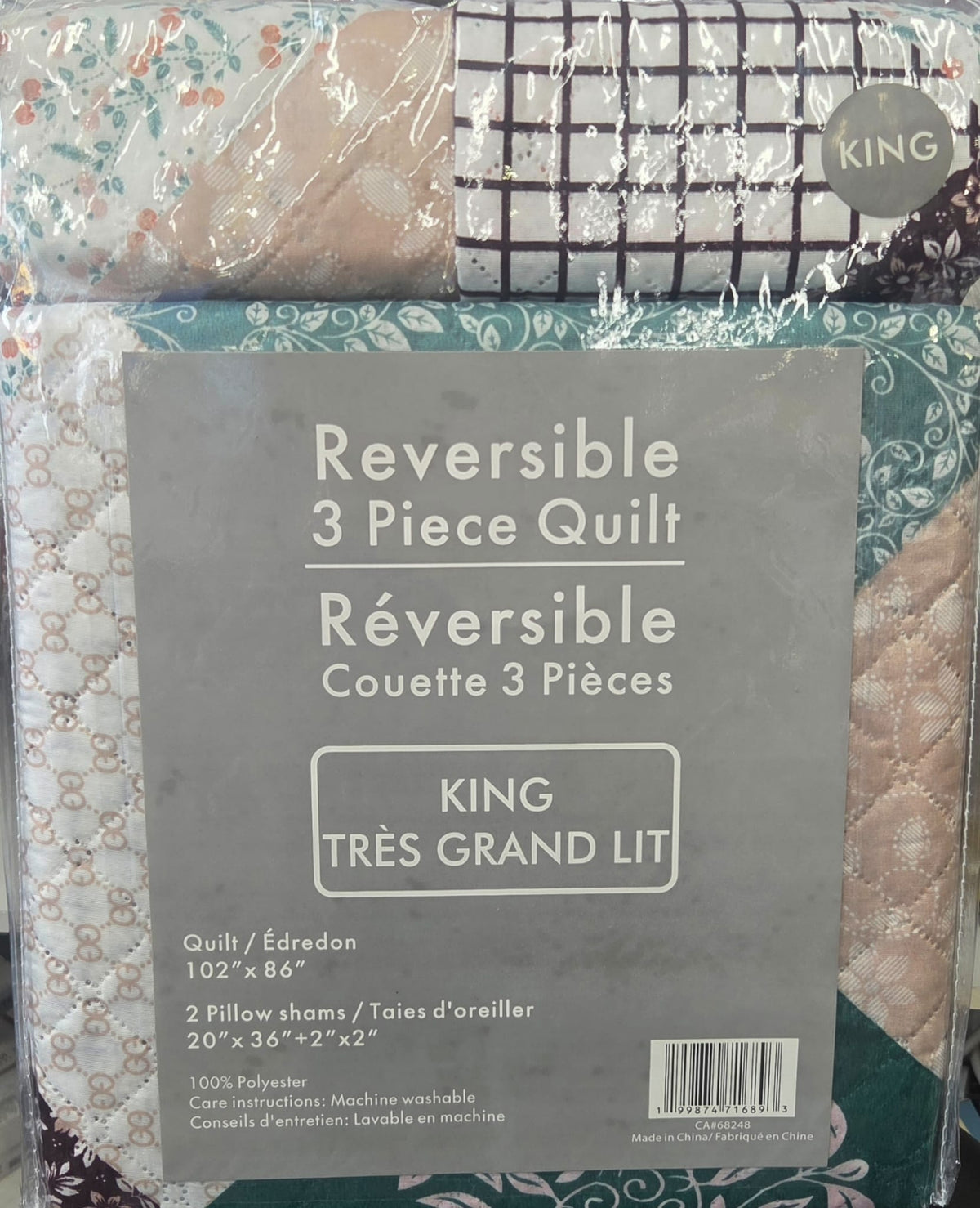 Luxury BEDSPREAD Quilt set-3Pcs set