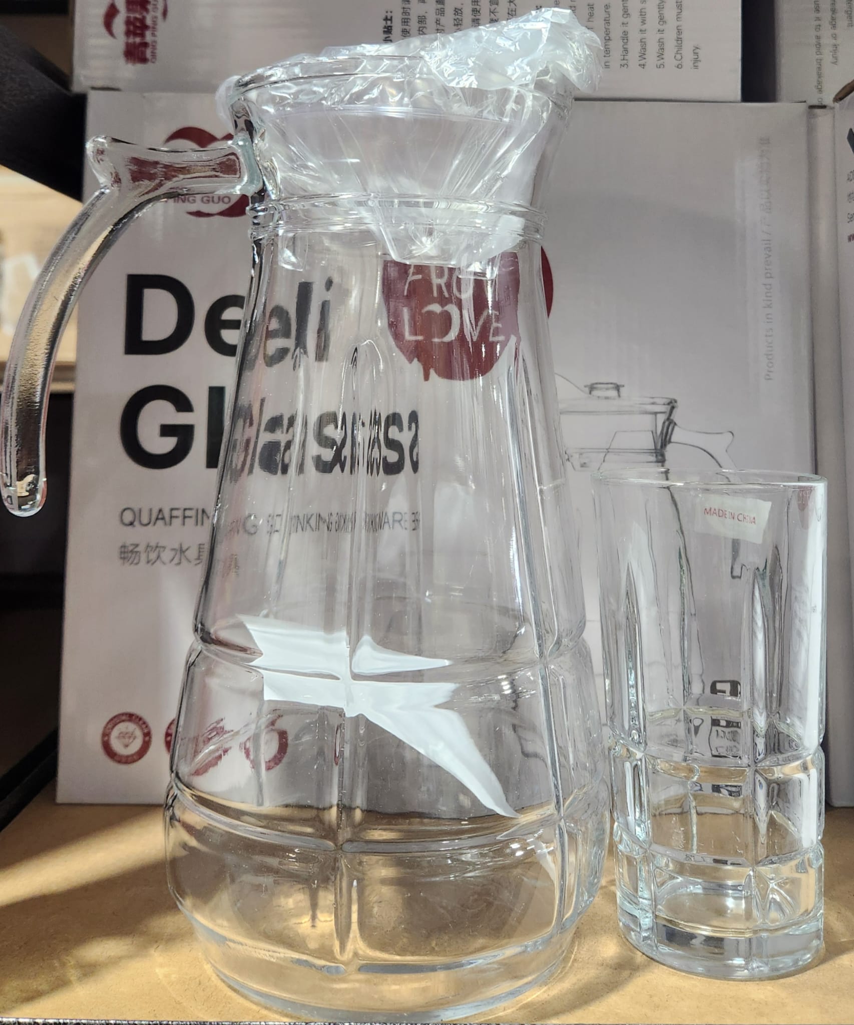 DELI CLEAR GLASS 7PCS