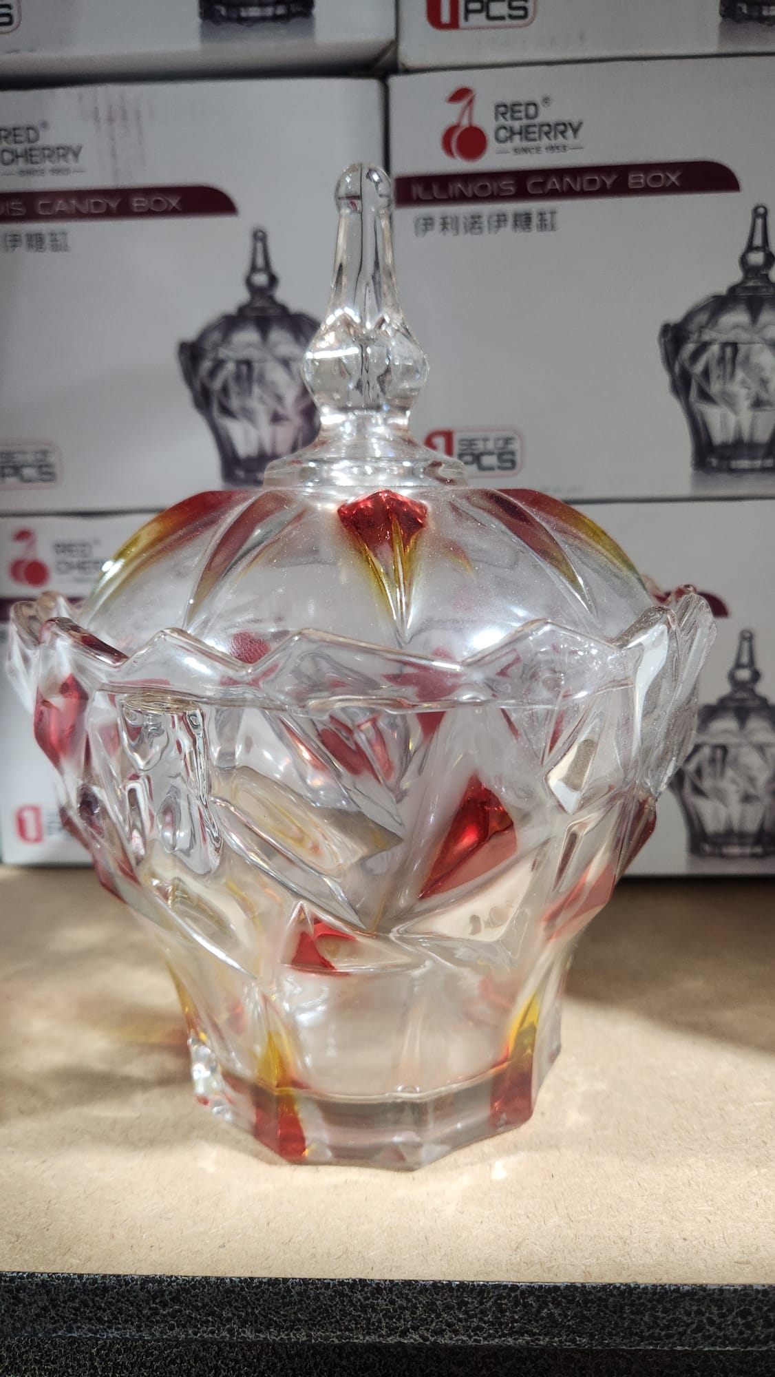 RED CHERRY CANDY BOX