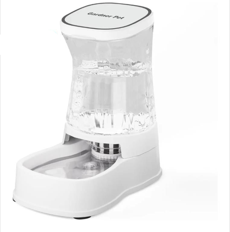 Gardner Pet Dog Water Dispenser, WHITHE