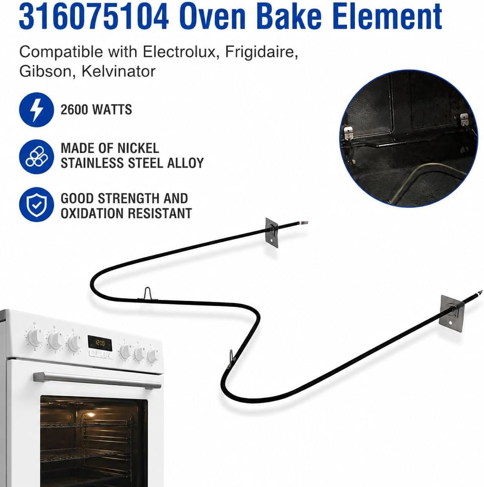 Oven Bake Heating Element, Replacement