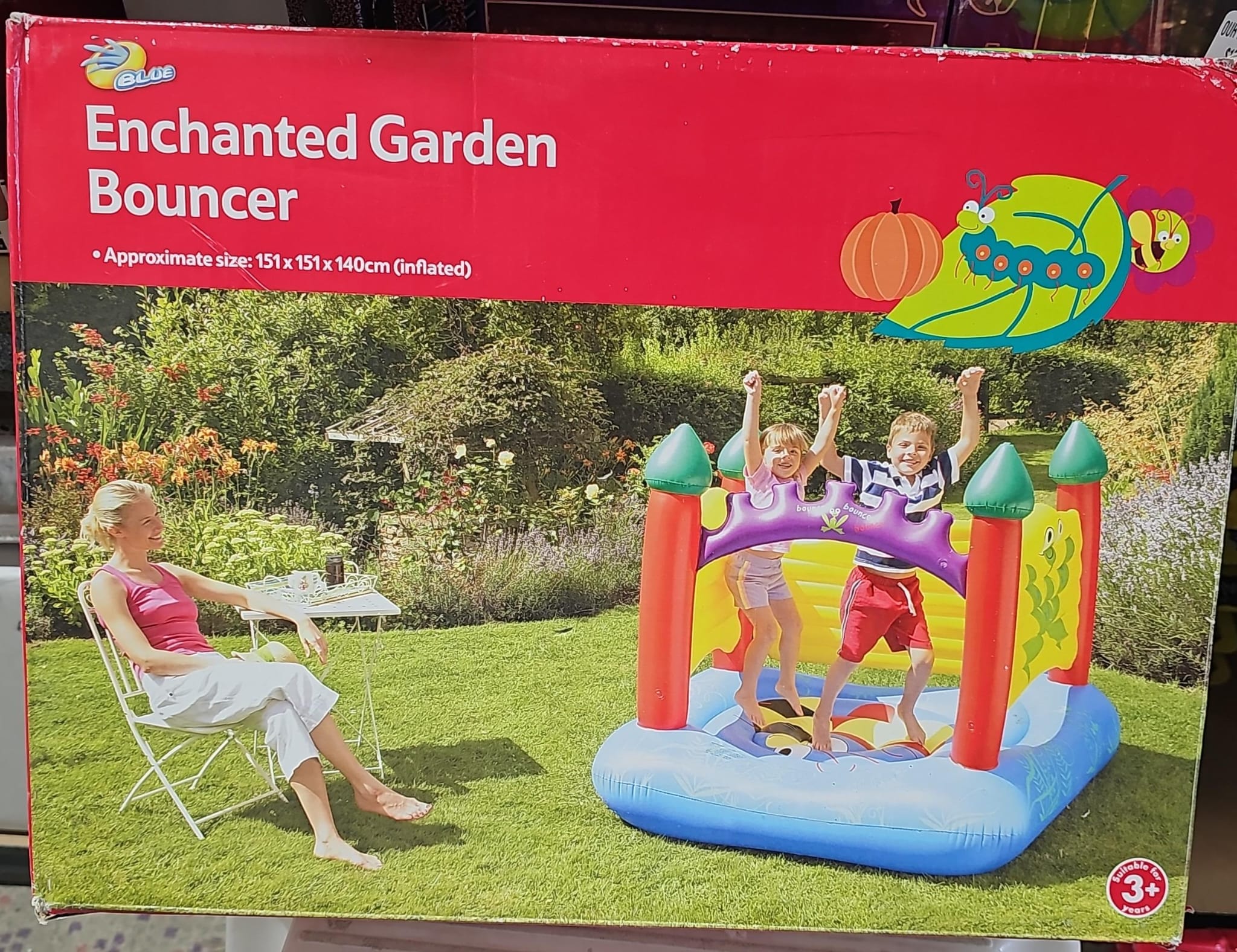 Enchanted Garden bouncer inflated