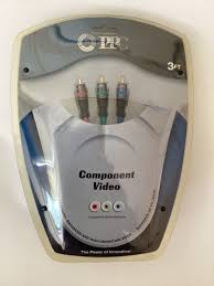 PPC Component Video 12 FT Cord Red Green Blue Plugs