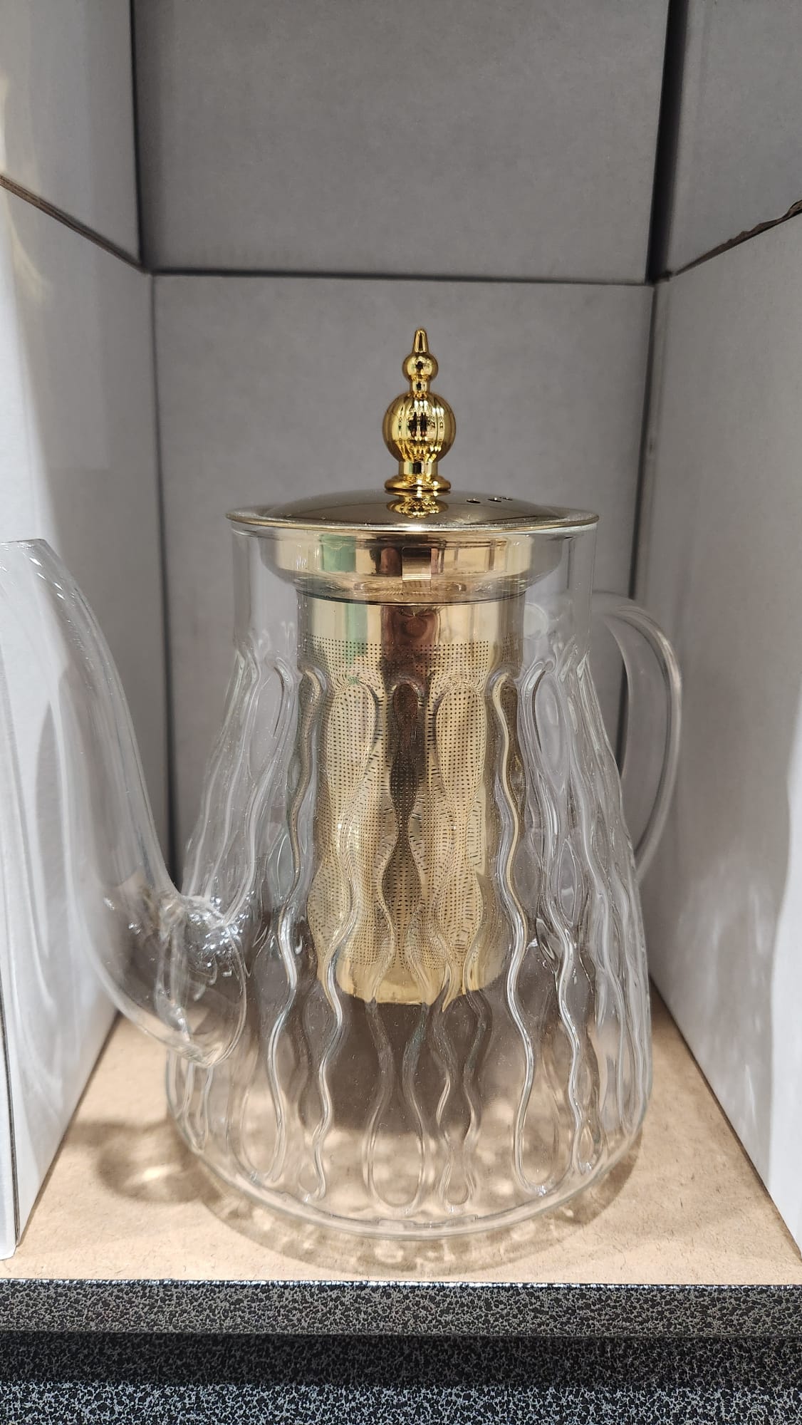 Glass Tea Pot With Filter Tea