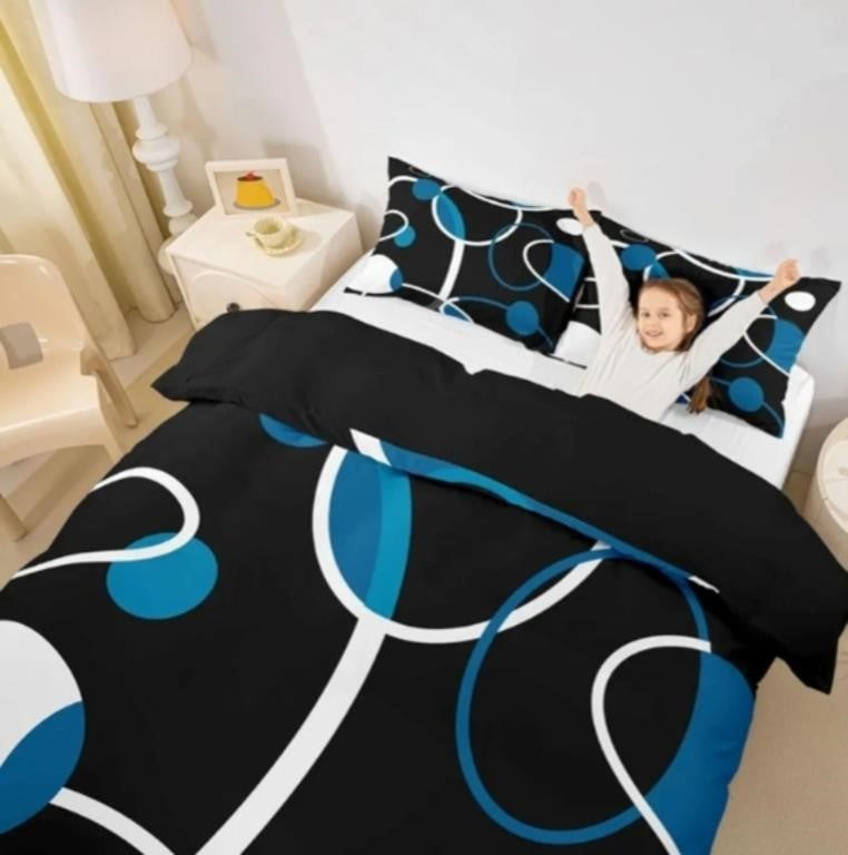 Erosebridal Abstract Duvet Cover Full Geometric Bedding Set