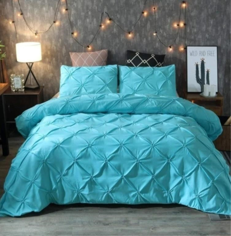 feelyou 3 Pieces Queen Duvet Cover Set