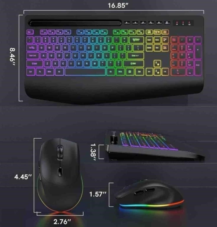 Sablute Wireless Keyboard and Mouse Combo