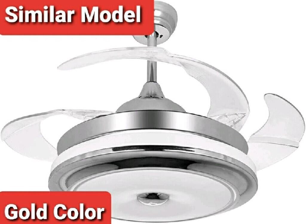 50" 4 Retractable Clear Reversible Blades