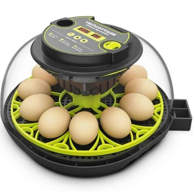 TRIOCOTTAGE Incubators for Hatching Eggs, 12 EGG