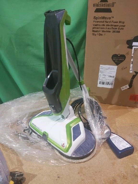 Spinwave Cord Powered Hard Floor Mop Bissell