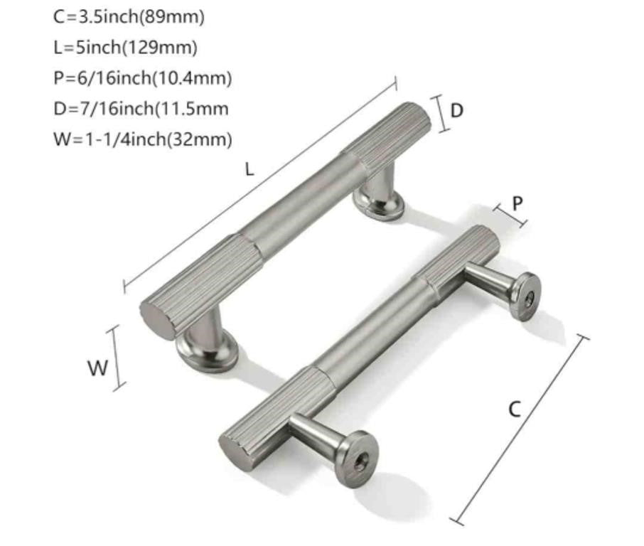 khtumeware 3-1/2 Inch(89mm) Hole Center 10 Pcs Per Pack