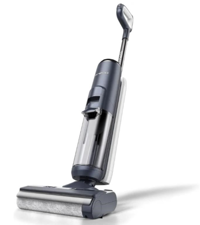 Tineco Floor ONE S5 Smart Cordless Wet-Dry Vacuum Cleaner and Mop for Hard Floors, Digital Display, Long Run Time, Great for Sticky Messes and Pet Hair, Blue