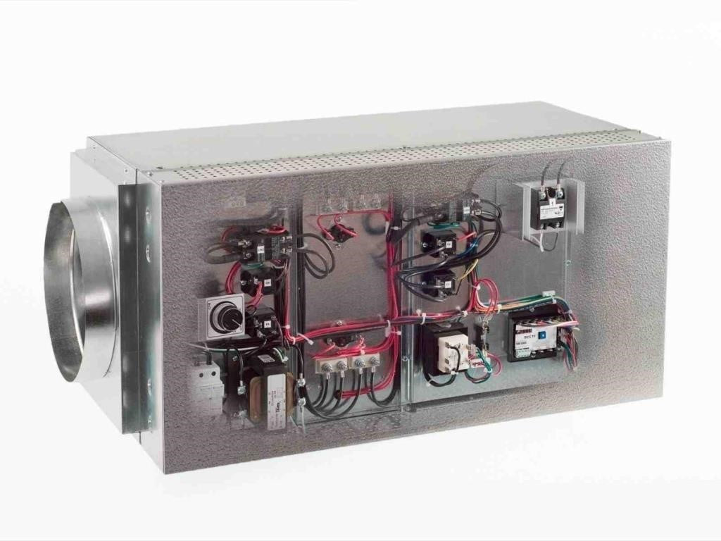 Elios CMU10G060DD Mini Make Up Air Unit 10" Collar, 6KW, 240 V, Min 100 FPM