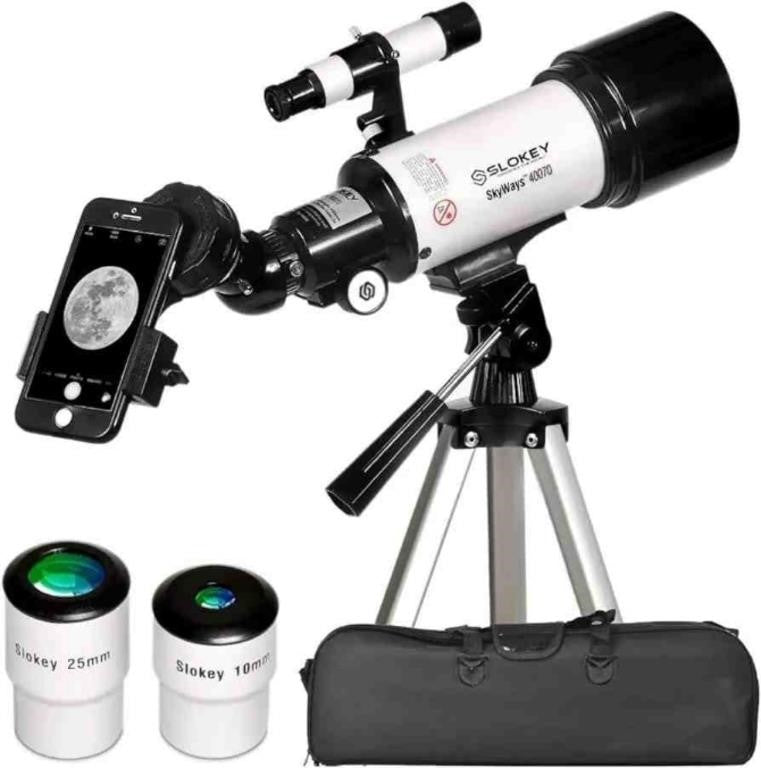 Slokey Skyways 40070, 16x-120x Refractor Telescope