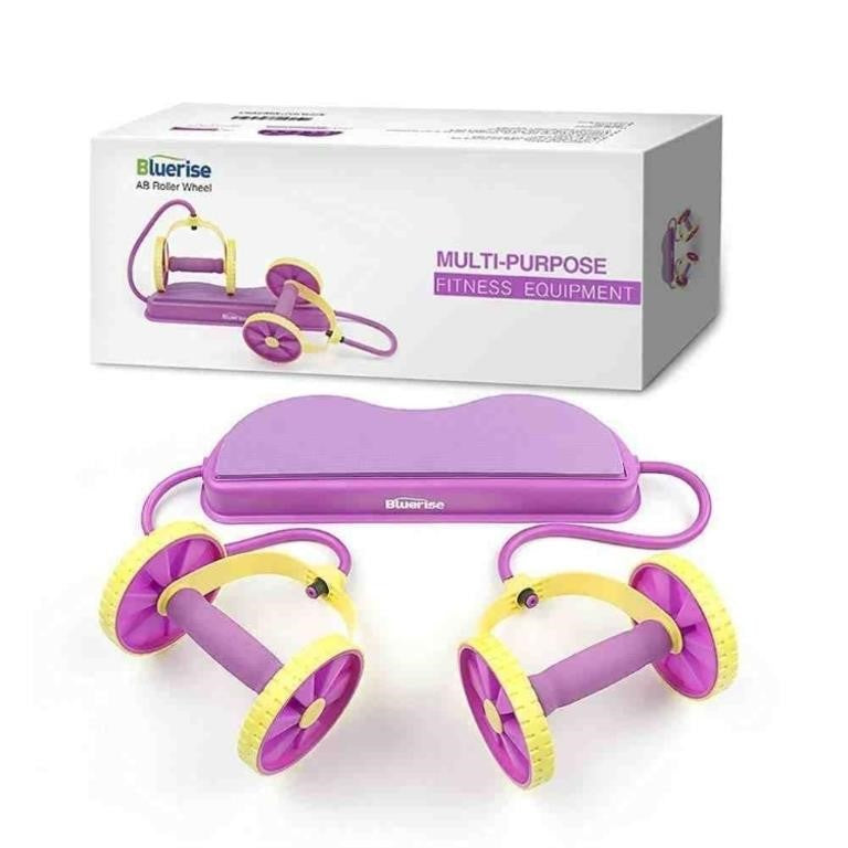 BLUERISE Ab Roller for Abs Workout Multifuncti