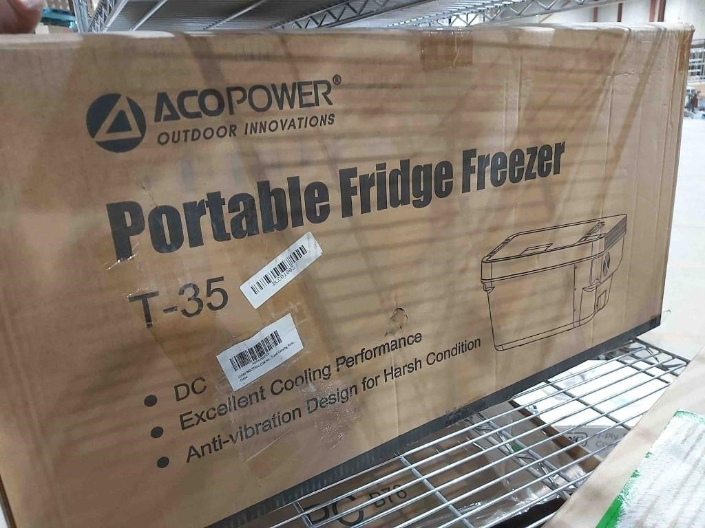 CHERY INDUSTRIAL Portable Car Refrigerator for Tesla Model Y, 35qt(33L) Car Freezer, Cooler Freezer for Outdoor, Travel, Camping, Picnic