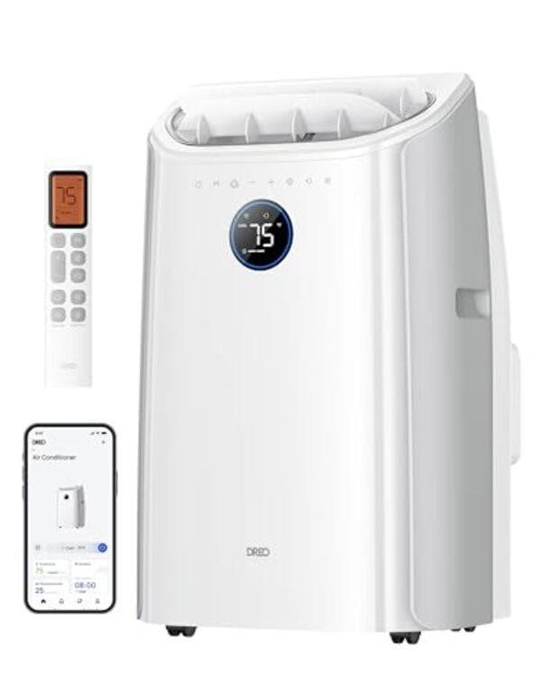 DREO Portable Air Conditioner 515S, 12000 BTU ASHRAE (8000 BTU DOE) Smart AC