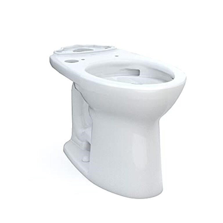 Toilet Bowl with 10 Inch, Cotton White - C776CEFGT40.10#01