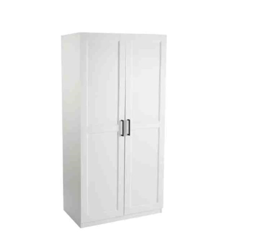 Canvas Kelsey Wardrobe, Large, White
