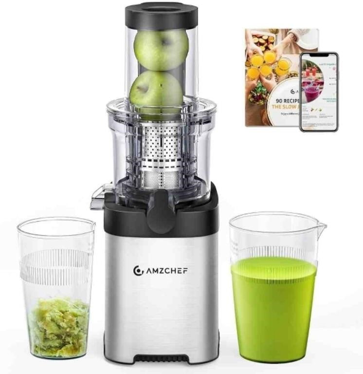 AMZCHEF Cold Press Juicer, Juicer Machine