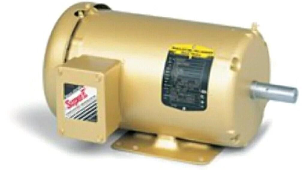 Baldor, EM3558-5, 2 HP, 1755 RPM, 575V, BALDOR WITHOUT C-FLANGE