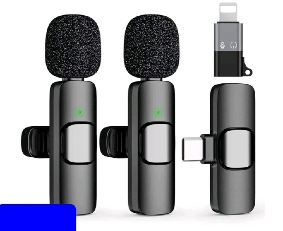 USB C Mini Wireless Lavalier MICROPHONE