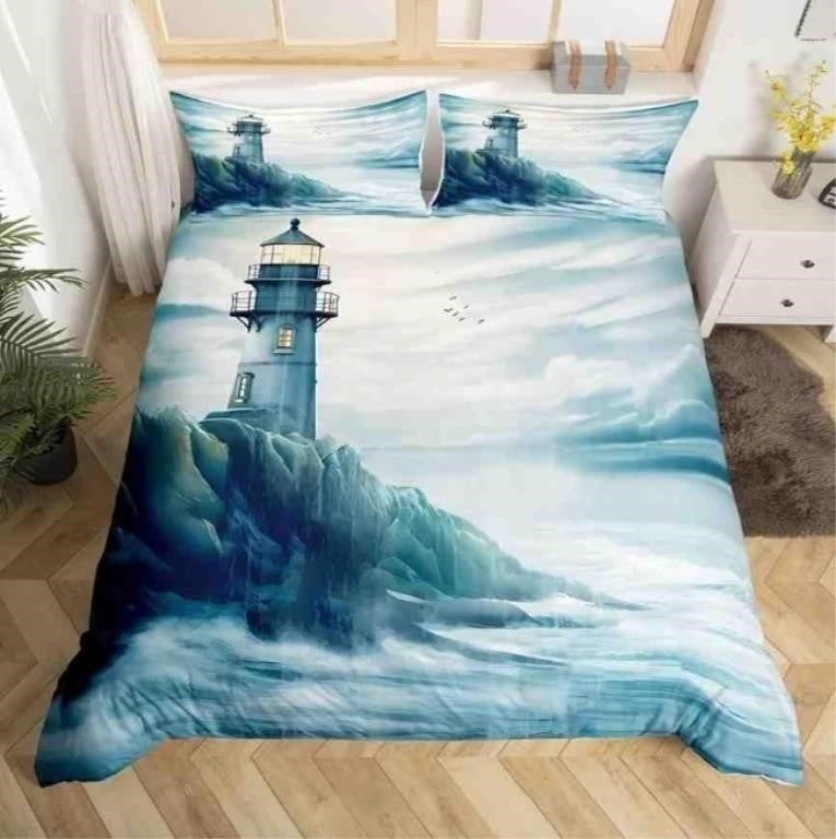 Feelyou Lighthouse Bedding Set Twin Size Kids