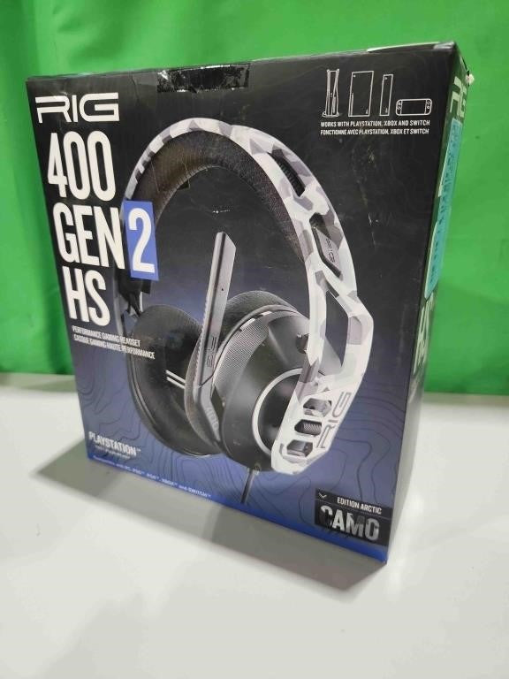 RIG 400 GEN 2 HS Wired Gaming Headset for PlayStation – Arctic Camo