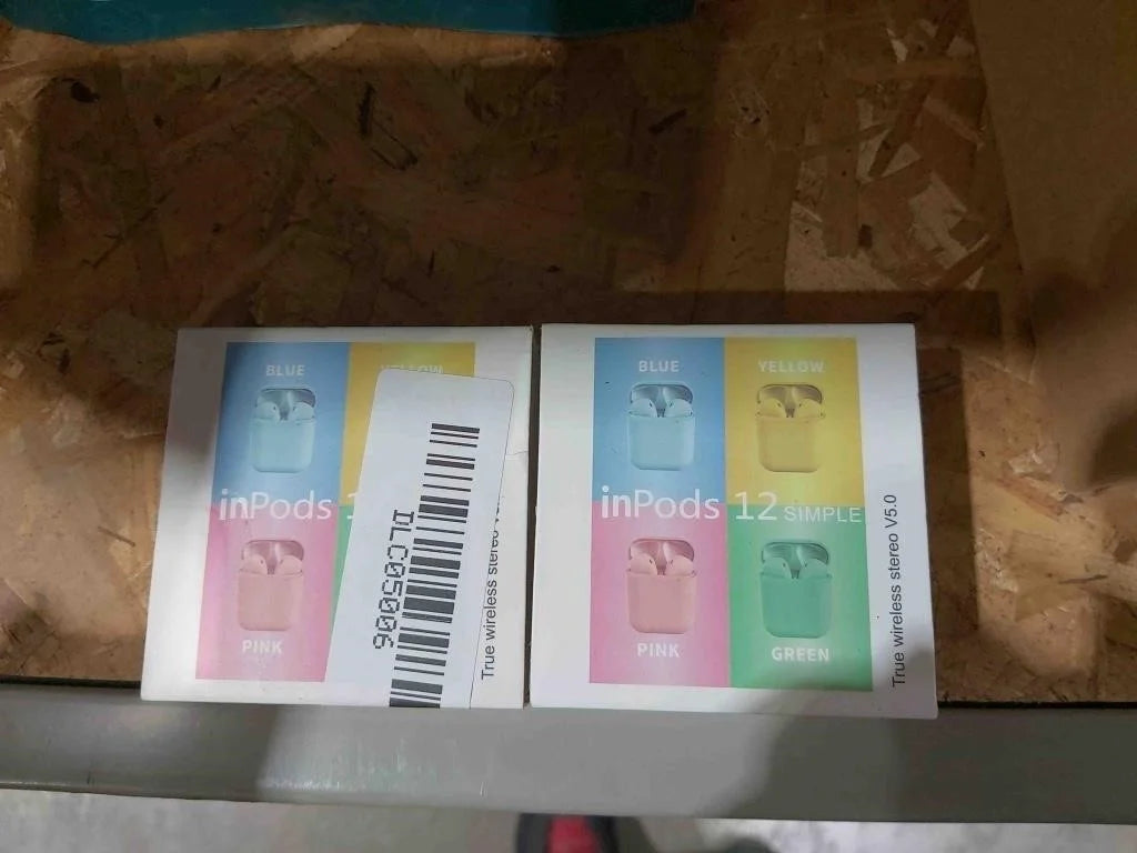 INPOD 12 New V5.0 Wireless Earphones white