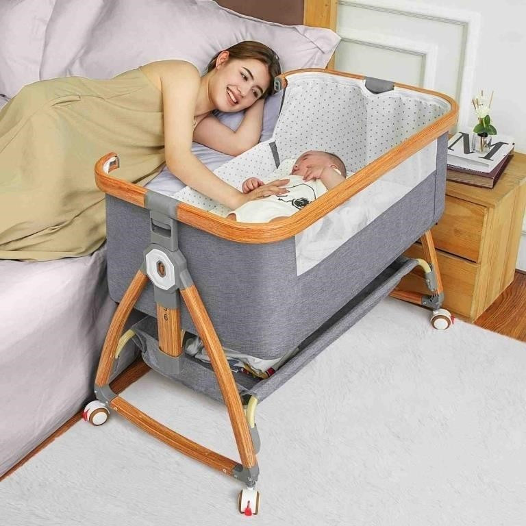 Mereryi Baby Bassinet,Bedside Sleeper for