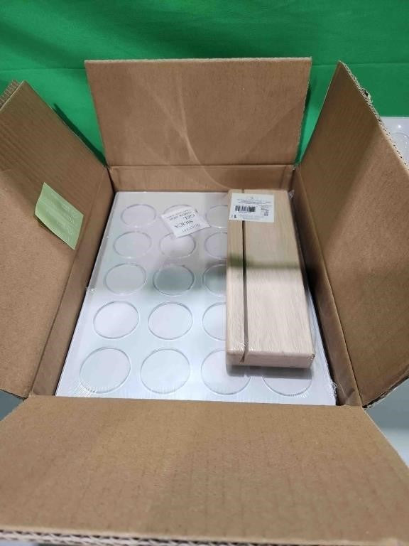 Coffee Pod Holder with Wood Stand