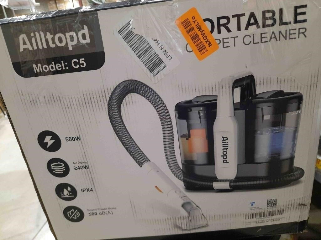 Ailltopd Portable Carpet & Upholstery Spot Cleaner