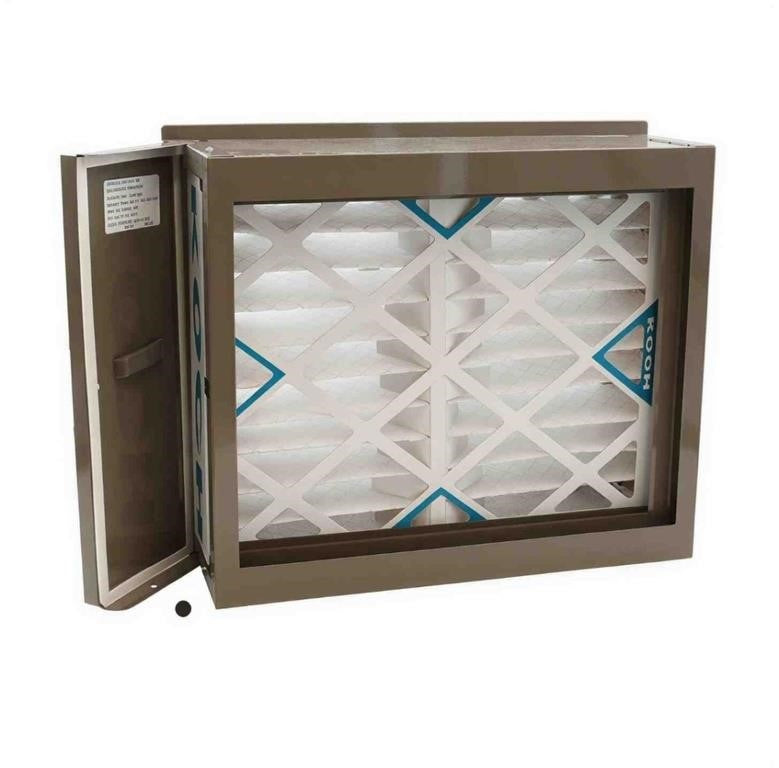 York Heavy Duty Air Cleaner, Air Handler Framework for 17.5" Cabinet, 16" x 20" x 4" Media, Can Be Used Horizontally/Vertically, S1-JM11AH1620A -