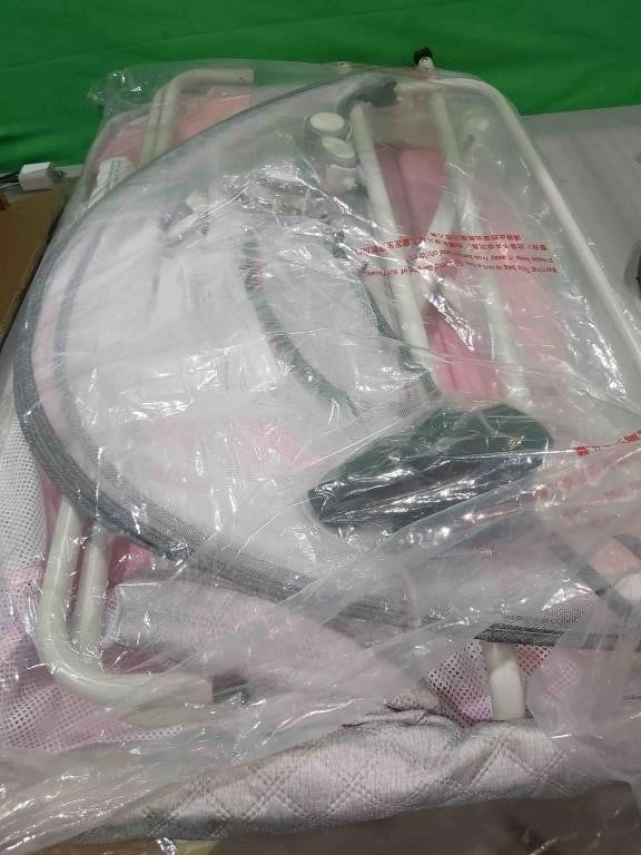 Baby Bassinet, Bedside Sleeper for Baby with Wheels and Storage Basket,All Mesh Portable Bassinet for Newborn,6 Height Adjustable Easy to Assemble Bedside Crib(Upgrade Pink