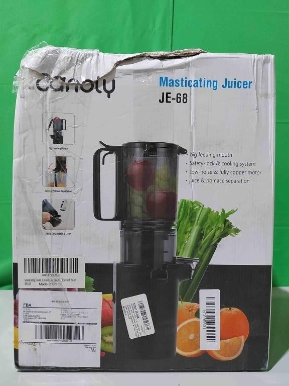 Cold Press Juicer, 4.8" Extra Large Feed Duct