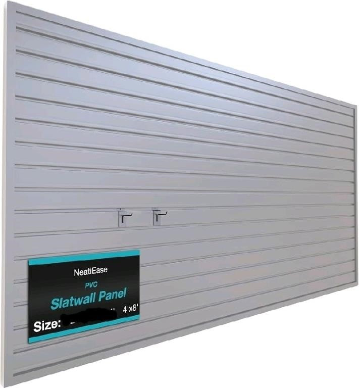 NeatiEase Slatwall Panel Wall Storage Sys