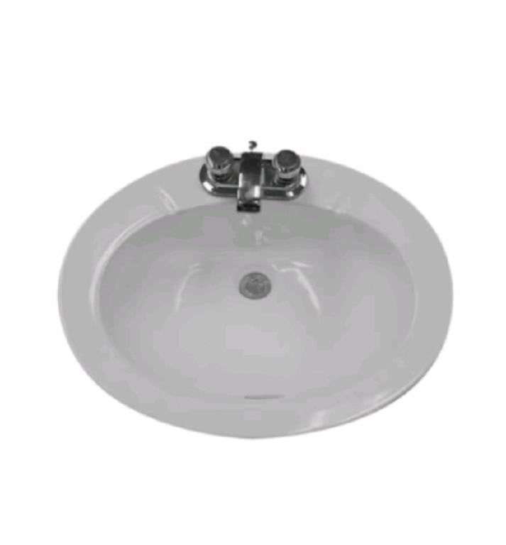 Ceralux The Lily Oversized Ceramic Drop-In Sink